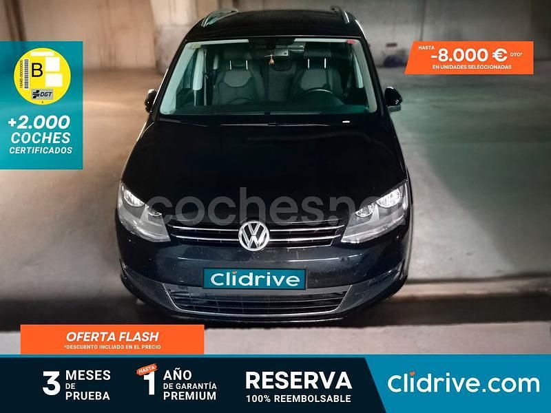 Negro Usado 2012 VW Sharan Sport Monovolumen | 13.490 € (Precio justo) - Imagen 1/3