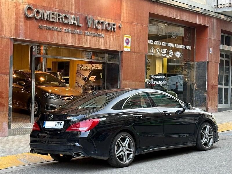 Usado Mercedes CLA200 AMG line 136 CV (100 kW) 2014 Negro Berlina