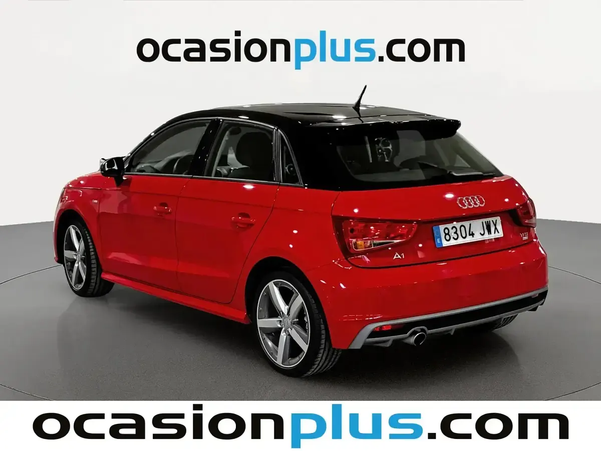 Usado Audi A1 S-Line 95 CV (69 kW) 2017 Rojo Utilitario