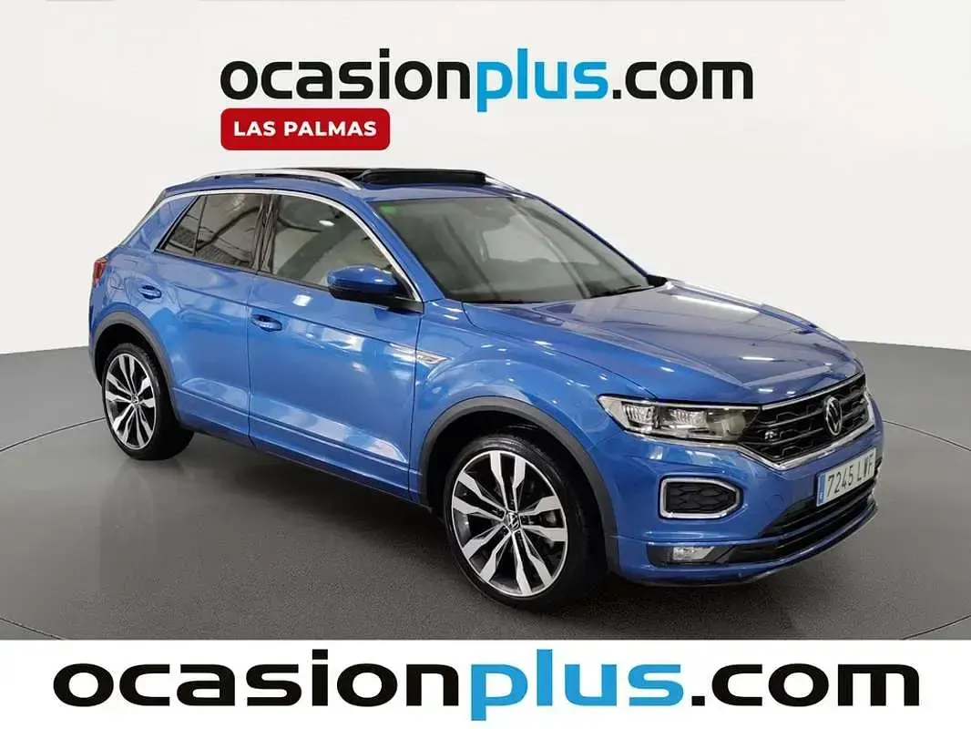 Begagnad VW T-Roc R-line 150 HK (110 kW) 2022 Blå SUV