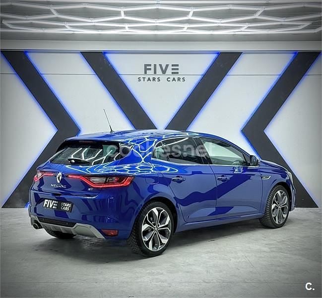 Usado Renault Mégane GT Line GT-Line 130 CV (95 kW) 2018 Azul Berlina