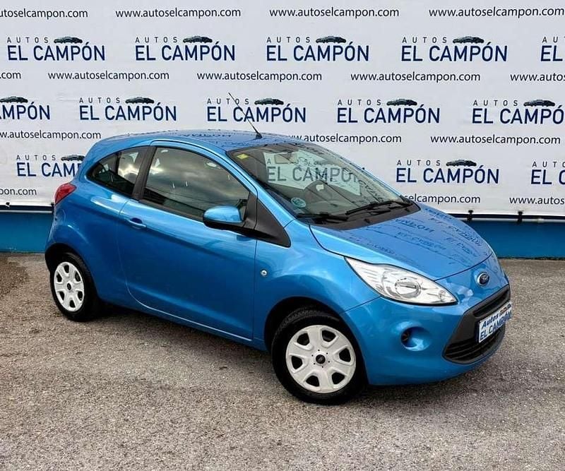 Usado Ford Ka S 69 CV (50 kW) 2014 Azul Utilitario