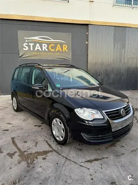 Usado VW Touran Edition 105 CV (77 kW) 2009 Negro Monovolumen