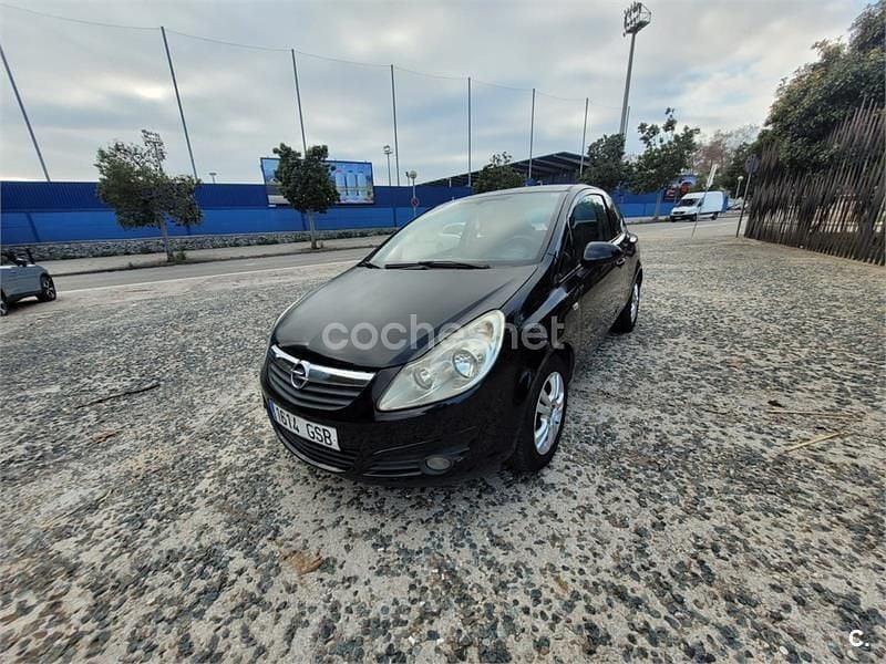 Negro Usado 2009 Opel Corsa Sport Berlina | 2500 € (Buen precio) - Imagen 1/4