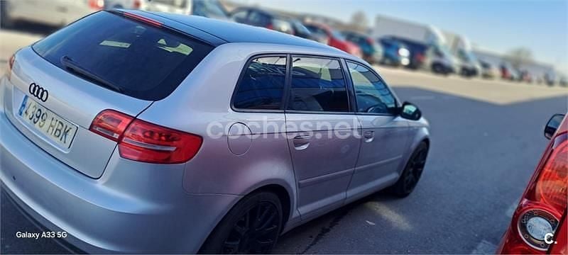 Usado Audi A3 Ambition 160 CV (117 kW) 2011 Gris / plata Utilitario