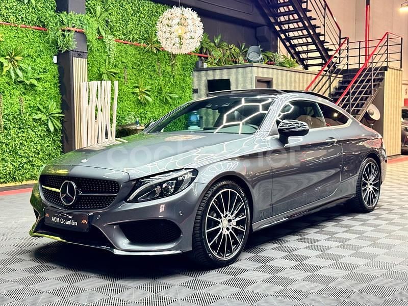 Usado Mercedes 200 AMG line 184 CV (135 kW) 2016 Gris / plata Coupe