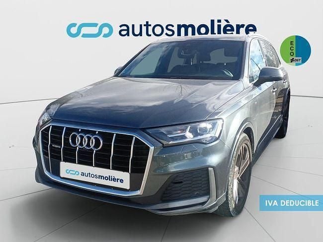 Gris Usado 2021 Audi Q7 S-Line SUV | 43.890 € (Super precio) - Imagen 1/4