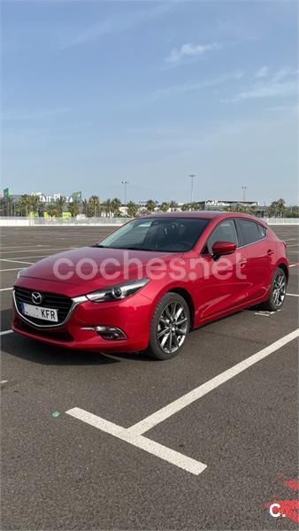 Rojo Usado 2017 Mazda 3 Edition Berlina | 15.900 € (Precio justo) - Imagen 1/4