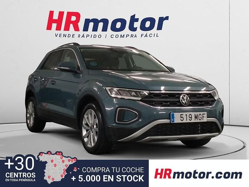 Azul Usado 2023 VW T-Roc Life SUV | 22.990 € (Precio justo) - Imagen 1/4