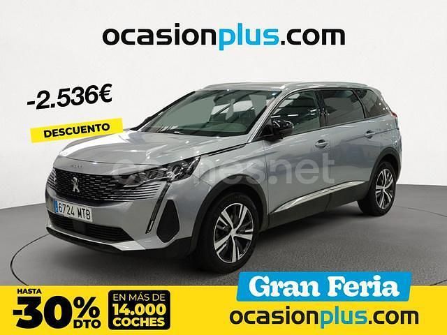 Gris / plata Usado 2024 Peugeot 5008 Allure Monovolumen | 27.900 € (Precio justo) - Imagen 1/4