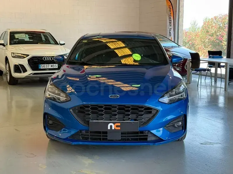 Usado Ford Focus ST-Line 125 CV (91 kW) 2020 Azul Berlina