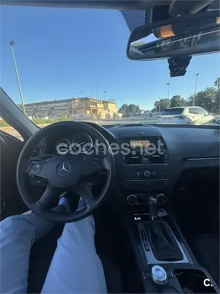 Usado Mercedes C200 Avantgarde 122 CV (89 kW) 2007 Negro Berlina