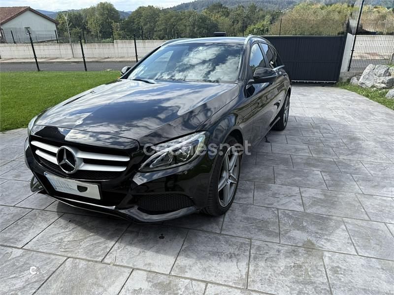 Usado Mercedes C220 Avantgarde 170 CV (125 kW) 2016 Negro Familiar