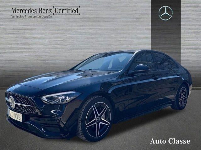 Usado Mercedes C200 AMG line 163 CV (119 kW) 2024 Negro obsidiana Berlina
