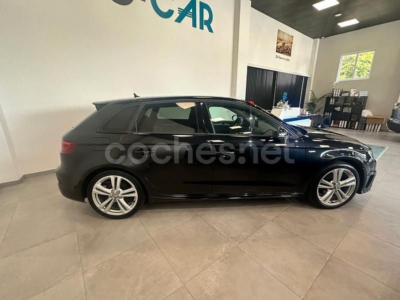 Usado Audi A3 S-Line 150 CV (110 kW) 2013 Negro Berlina