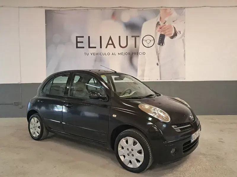 Usado Nissan Micra Acenta 88 CV (64 kW) 2006 Negro Berlina