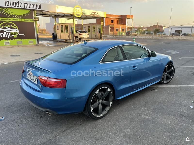 Usado Audi A5 S-Line 240 CV (176 kW) 2008 Azul Coupe