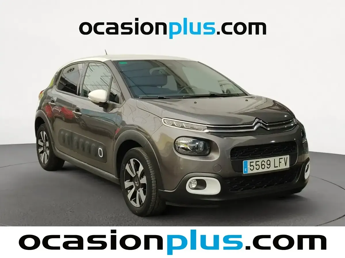 Usado Citroën C3 PureTech 82 CV (60 kW) 2020 Gris / plata Utilitario