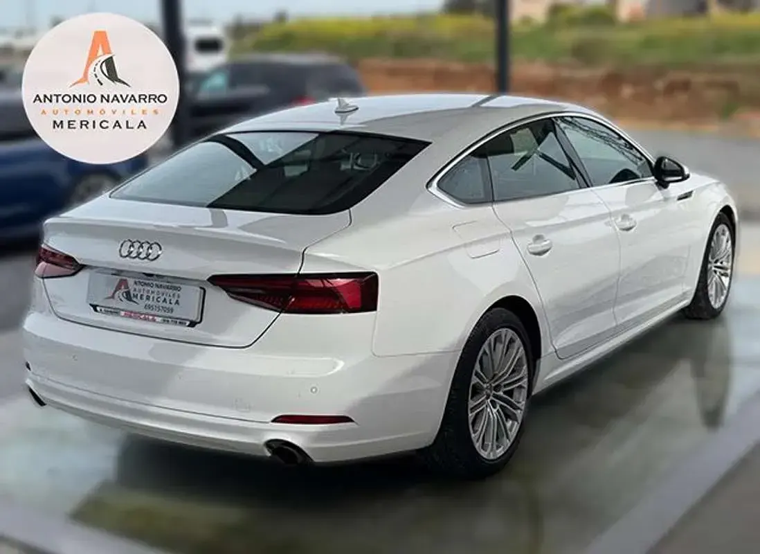 Usado Audi A5 Sportback Advanced 170 CV (125 kW) 2019 Blanco Utilitario