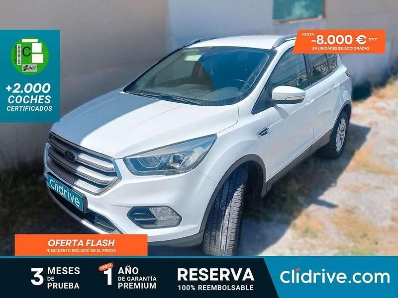 Blanco Usado 2017 Ford Kuga Vignale SUV | 14.690 € (Precio justo) - Imagen 1/3