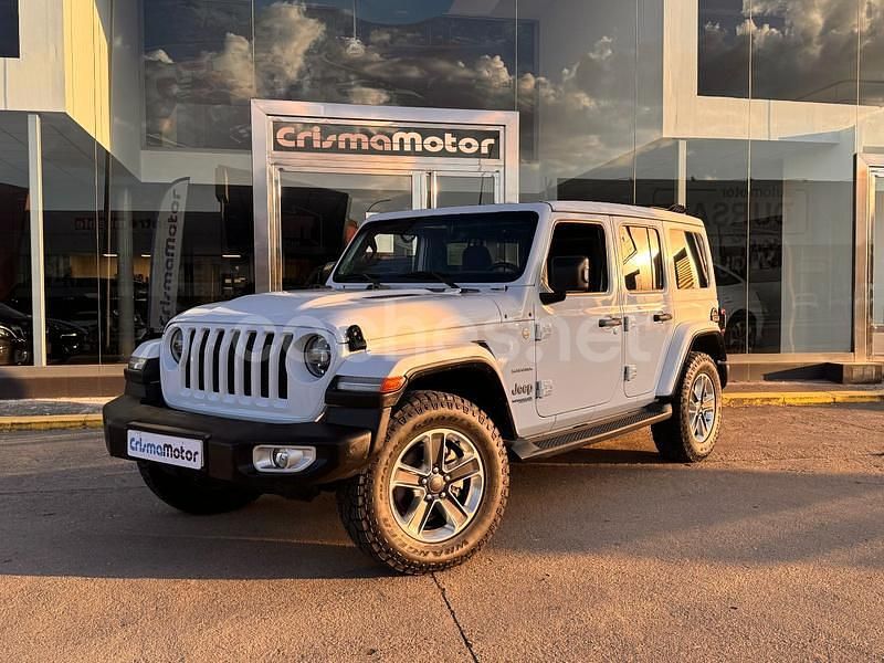 Blanco Usado 2020 Jeep Wrangler Sahara SUV | 49.990 € (Precio justo) - Imagen 1/4