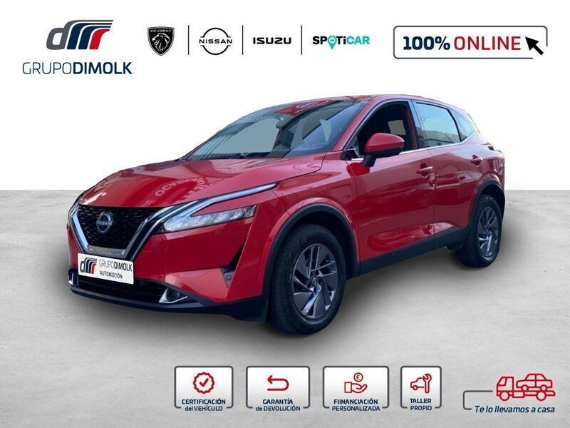 Rojo Usado 2022 Nissan Qashqai Acenta SUV | 24.900 € (Precio justo) - Imagen 1/4