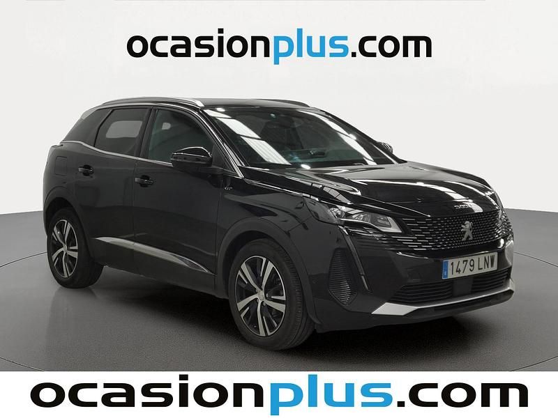 Usado Peugeot 3008 GT 130 CV (95 kW) 2021 Negro SUV
