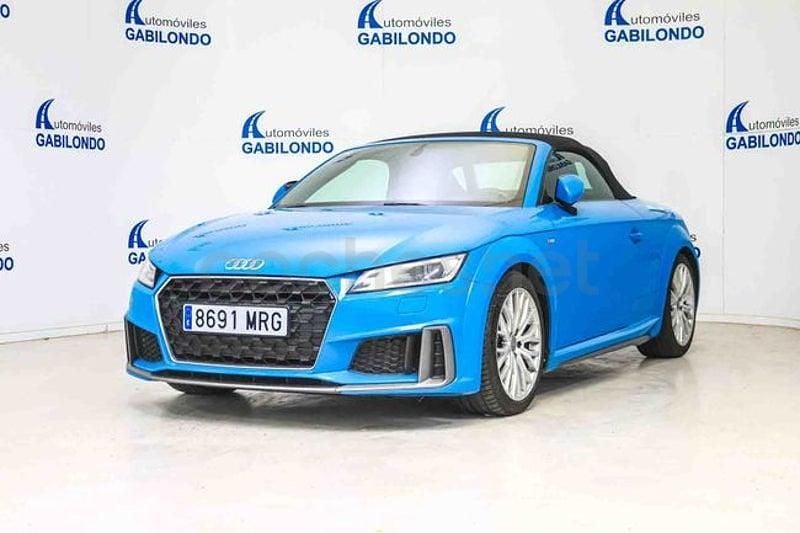Usado Audi TT S-Line 197 CV (144 kW) 2019 Azul Descapotable