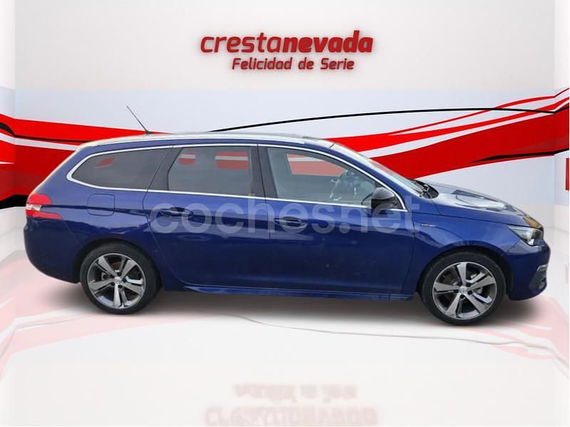 Usado Peugeot 308 SW GT-line 130 CV (95 kW) 2020 Azul Familiar
