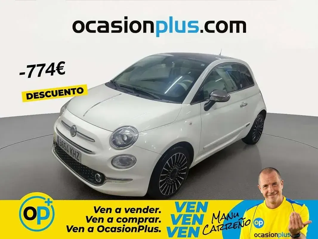Usado Fiat 500 Lounge 69 CV (50 kW) 2018 Utilitario