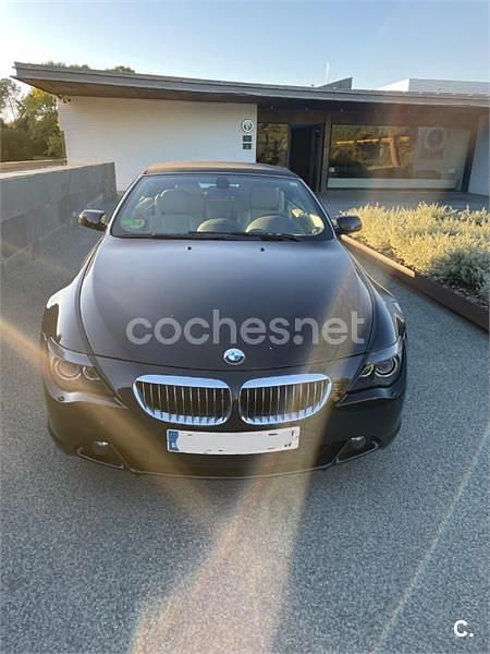 Negro Usado 2005 BMW 645 Cabriolet Descapotable | 17.400 € - Imagen 1/4