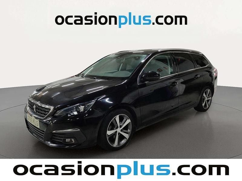 Negro Usado 2018 Peugeot 308 Allure Familiar | 9000 € (Buen precio) - Imagen 1/4