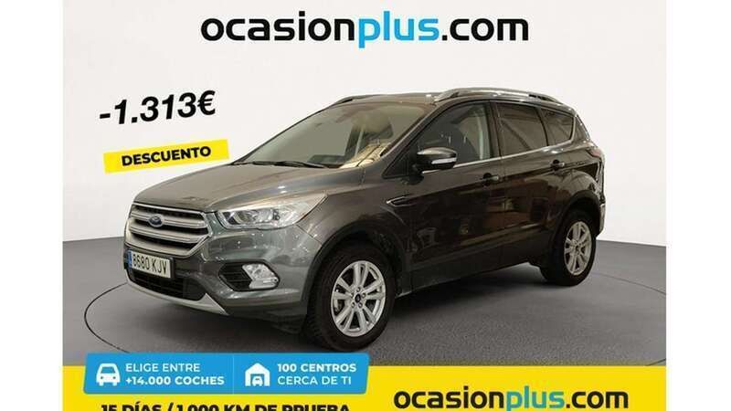 Gris Usado 2018 Ford Kuga Trend+ SUV | 13.137 € (Super precio) - Imagen 1/4