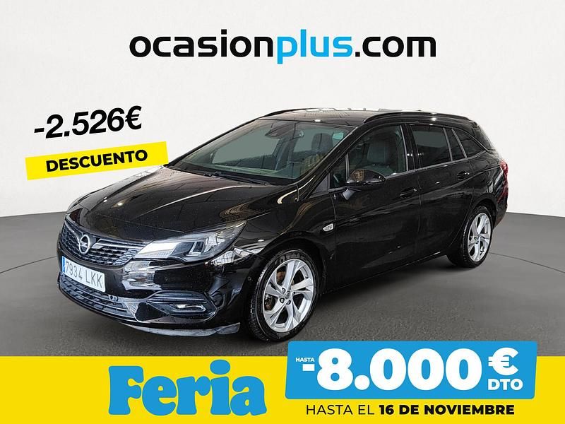 Negro Usado 2020 Opel Astra GS Line Familiar | 13.490 € (Precio justo) - Imagen 1/4
