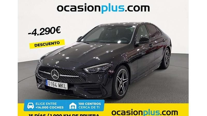Gris Usado 2023 Mercedes C200 AMG Berlina | 42.910 € (Precio justo) - Imagen 1/4