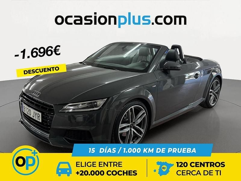 Usado Audi TT S-Line 180 CV (132 kW) 2017 Gris Coupe