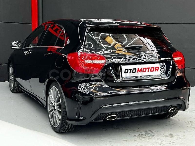 Usado Mercedes A200 AMG line 136 CV (100 kW) 2015 Negro Berlina
