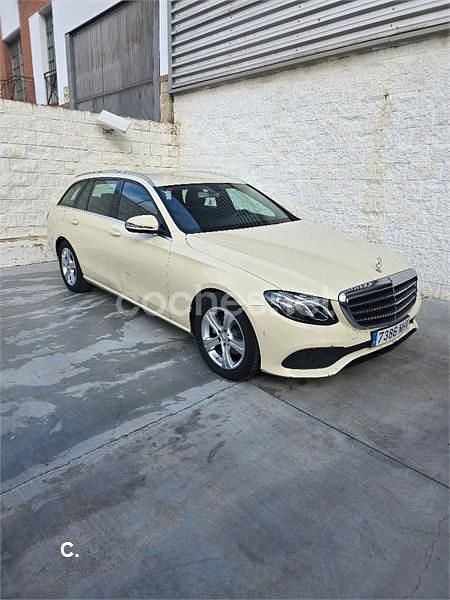 Beige Usado 2018 Mercedes E200 Familiar | 13.999 € (Super precio) - Imagen 1/4