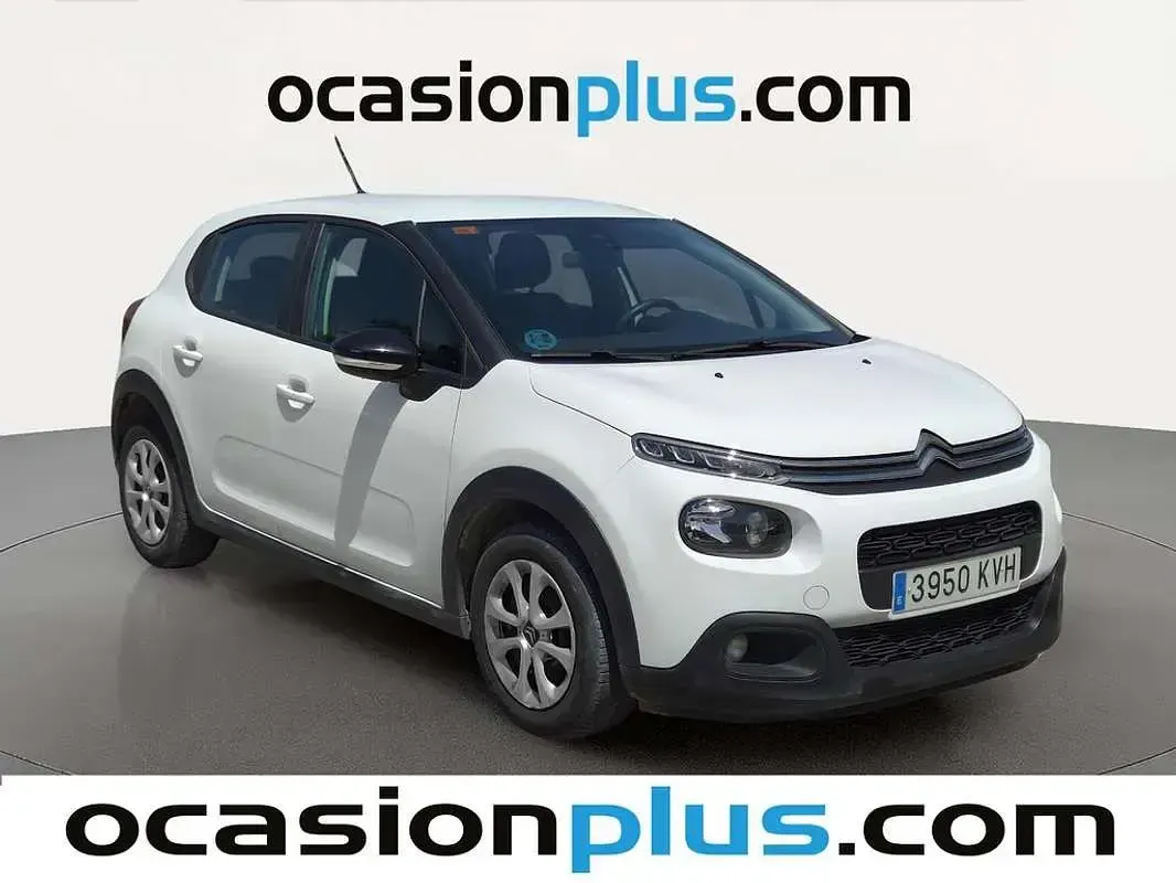 Usado Citroën C3 Feel 99 CV (72 kW) 2019 Blanco Utilitario