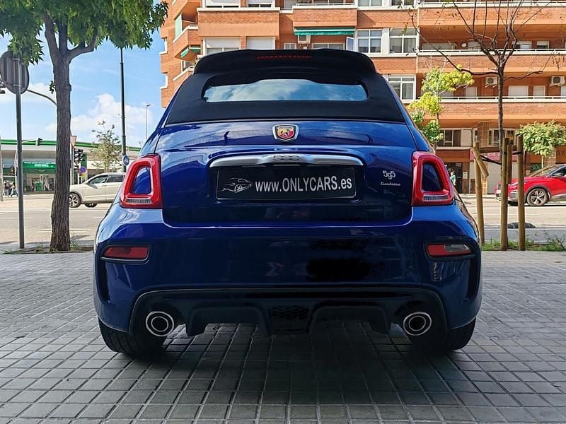 Usado Abarth 595C Turismo 165 CV (121 kW) 2021 Azul Descapotable