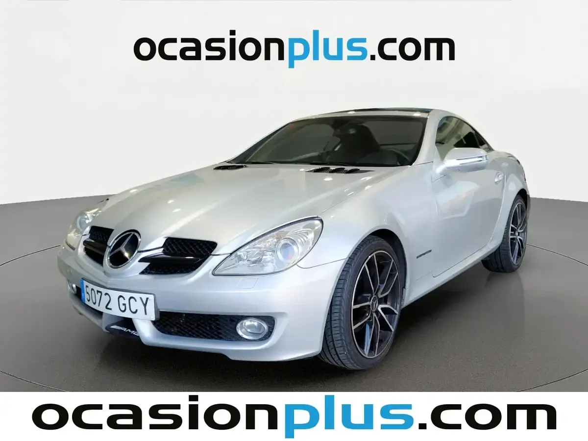 Usado Mercedes SLK200 184 CV (135 kW) 2008 Plateado Descapotable