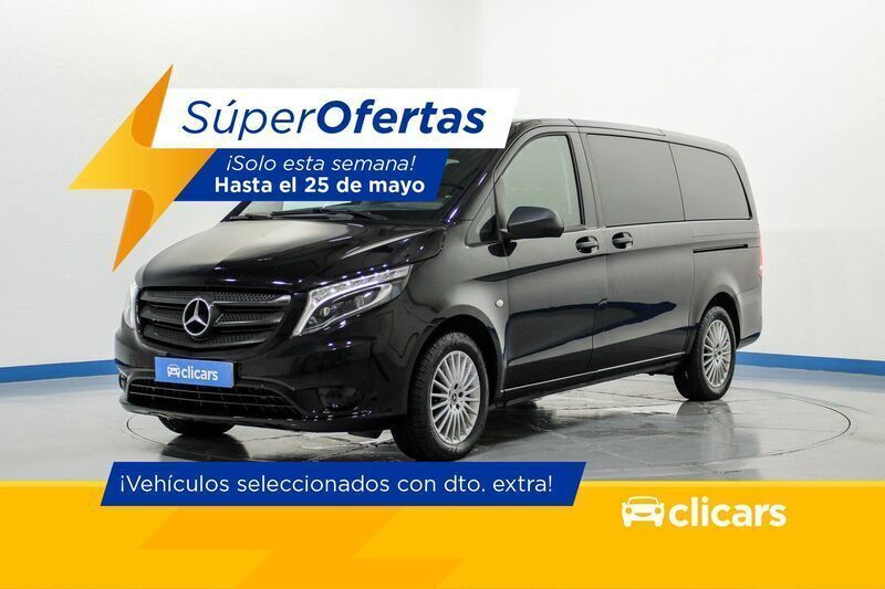 Negro Usado 2021 Mercedes Vito Monovolumen | 31.990 € (Precio justo) - Imagen 1/4