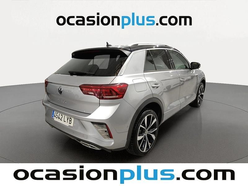 Usado VW T-Roc R-line 150 CV (110 kW) 2022 Gris plata SUV