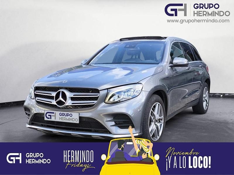 Gris Usado 2019 Mercedes GLC220 AMG SUV | 36.990 € (Un poco caro) - Imagen 1/4