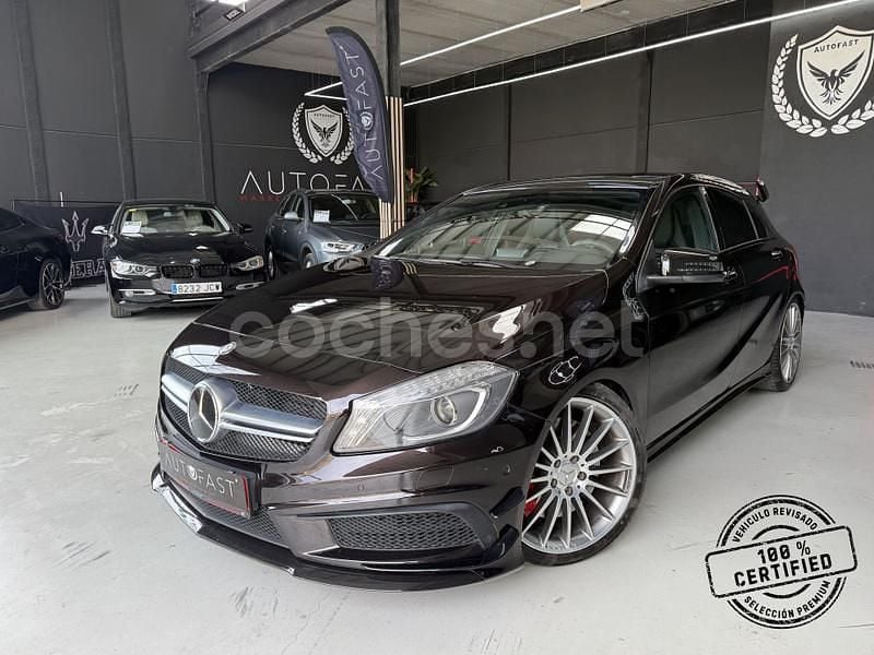 Negro Usado 2015 Mercedes A45 AMG AMG Berlina | 29.990 € (Precio justo) - Imagen 1/4