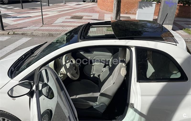 Usado Fiat 500 Lounge 69 CV (50 kW) 2013 Blanco Berlina