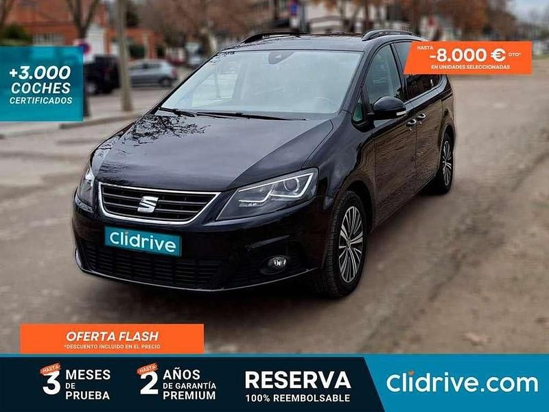 Usado Seat Alhambra Style 150 CV (110 kW) 2016 Negro Monovolumen