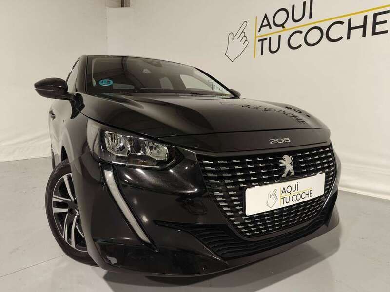Negro Usado 2022 Peugeot 208 Allure Utilitario | 12.500 € (Precio justo) - Imagen 1/4