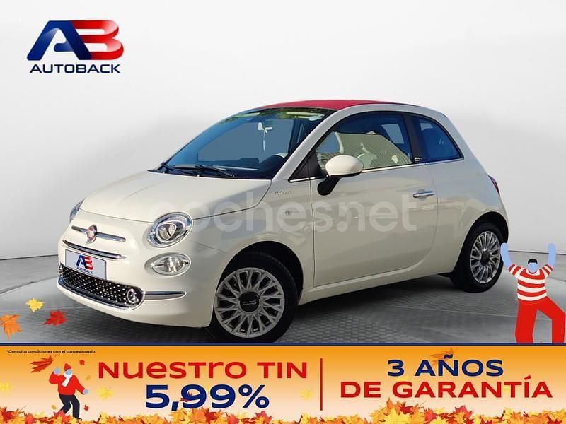 Blanco Usado 2022 Fiat 500C Dolcevita Descapotable | 14.550 € (Precio justo) - Imagen 1/2
