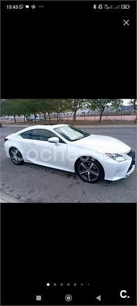 Usado Lexus RC300h Executive Line 223 CV (164 kW) 2017 Blanco Coupe